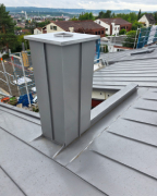 Metalldach in Stehfalztechnik